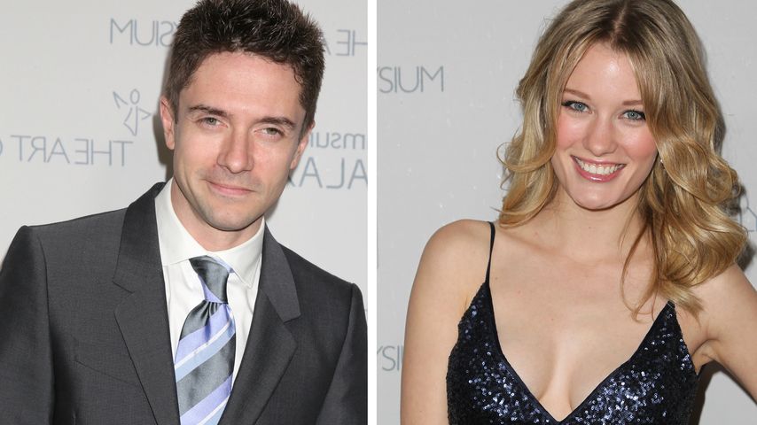 Topher Grace und Ashley Hinshaw