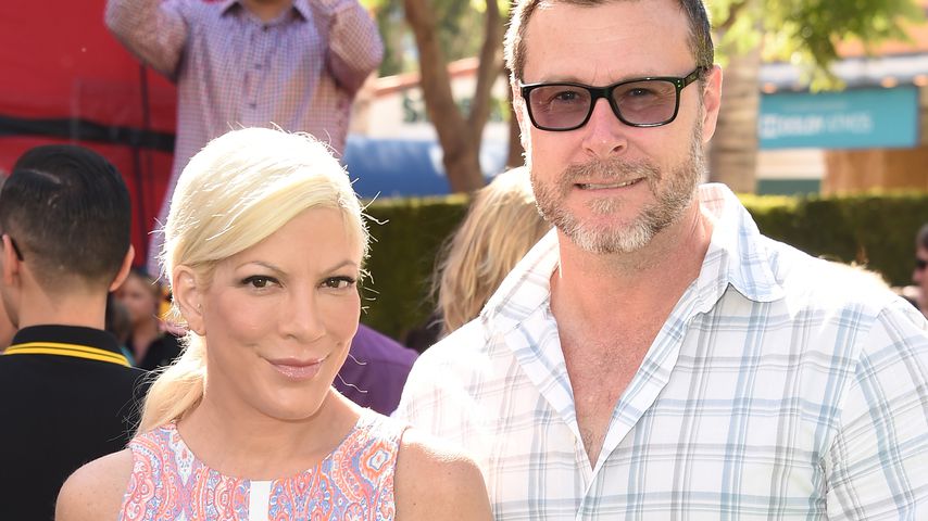 Tori Spelling und Dean McDermott bei der "The Peanuts Movie"-Premiere in Westwood