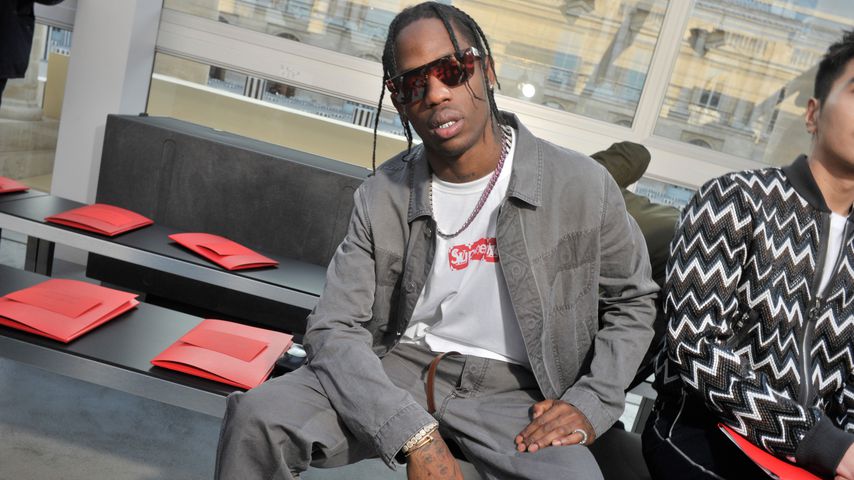 Travis Scott bei der Louis Vuitton Modenschau 2017