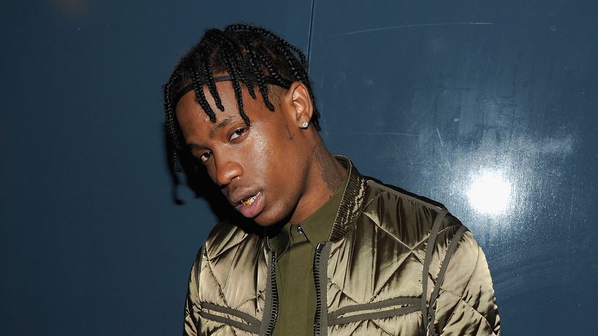 Rapper Travis Scott während der GQ-Fashion-Week-Party 2014