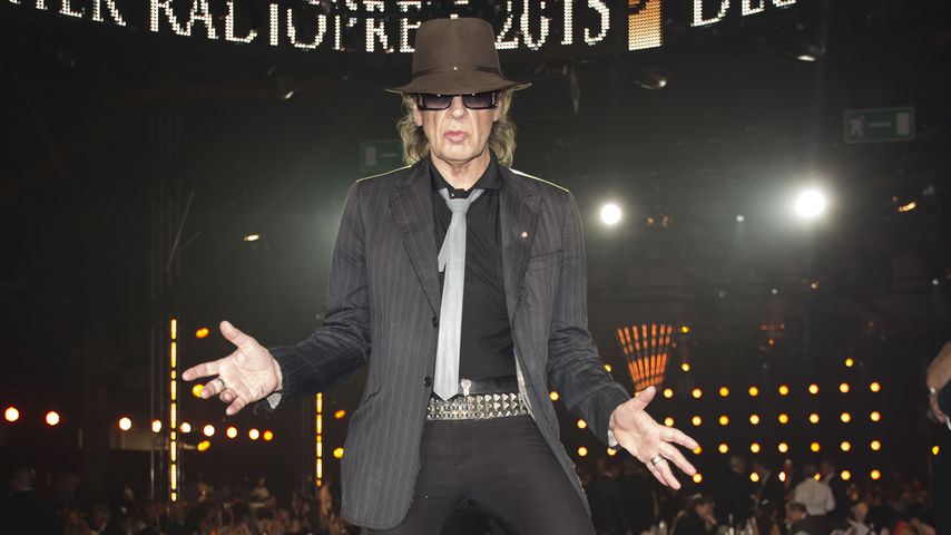 Udo Lindenberg auf der Bühne beim "Deutschen Radiopreis 2015"