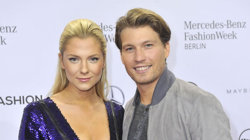 Valentina Pahde und Raúl Richter auf der Berlin Fashion Week