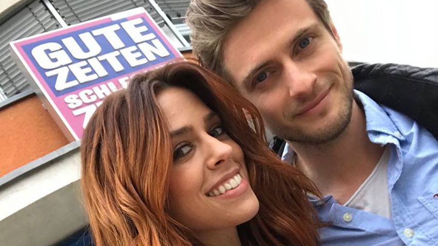 Vanessa Mai und Jörn Schlönvoigt am GZSZ-Set