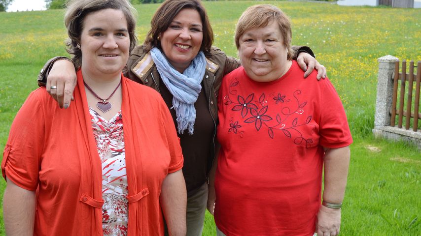Beate Fischer mit Vera Int-Veen und Mutter Irene