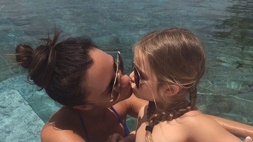 Victoria Beckham mit ihrer Tochter Harper Seven