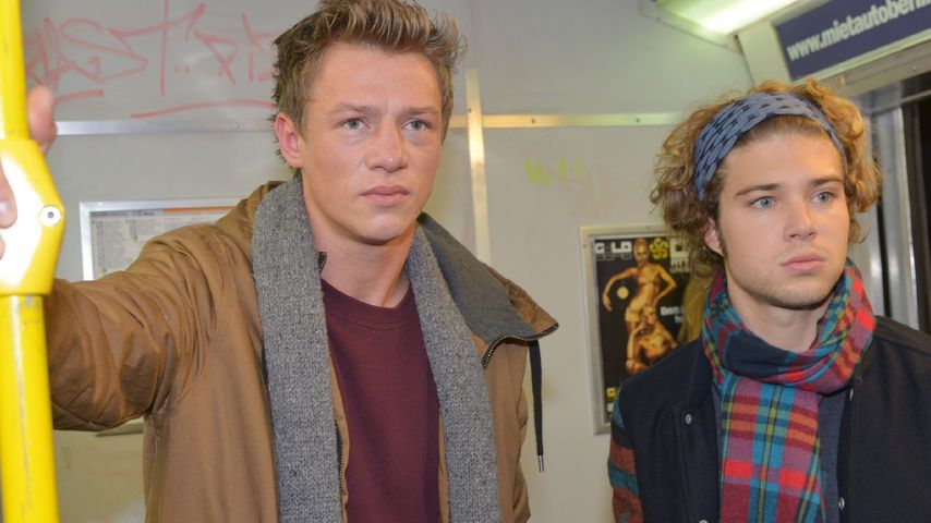 Vince (Vincent Krüger) und Zac (Jascha Rust) bei GZSZ