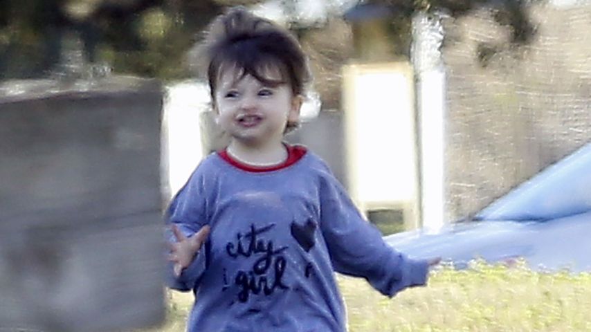 Wyatt Isabelle Kutcher auf einem Spielplatz in New Orleans