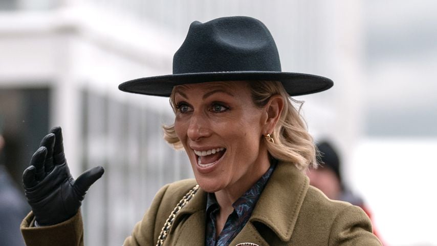 Zara Tindall glänzt in moosgrünem Look in Cheltenham