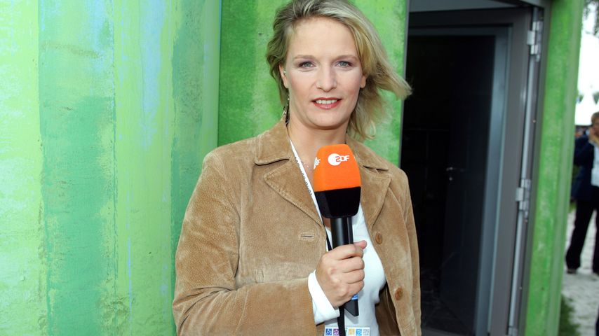 ZDF-Moderatorin Jana Thiel bei den "FEI World Equestrian Games" in Aachen 2006