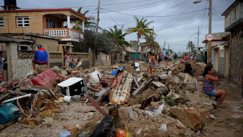 Zerstörungen des Hurrikans Irma auf Kuba