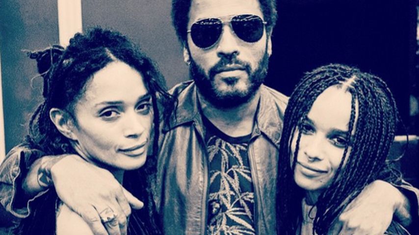 Lisa Bonet, Lenny Kravitz und Zoe Kravitz