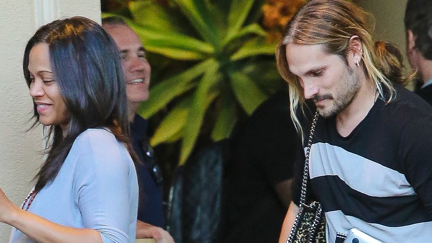 Zoe Saldana und Marco Perego