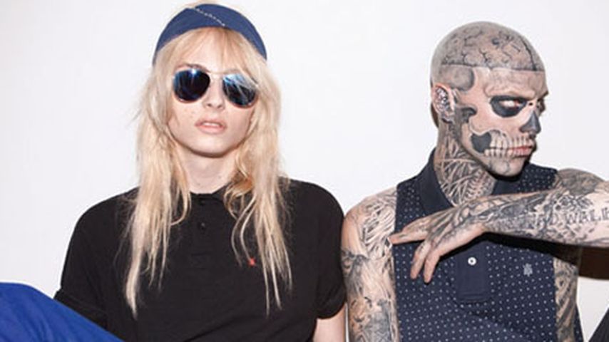 Andrej Pejić und Zombie Boy