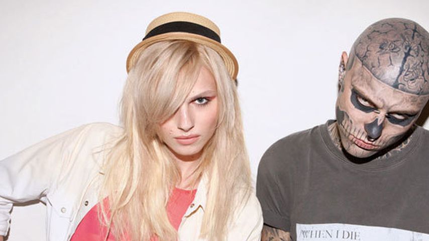 Andrej Pejić und Zombie Boy