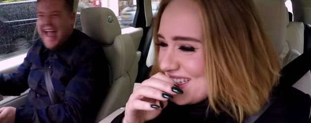 Adele Adkins und James Corden Adele Adkins und James Corden