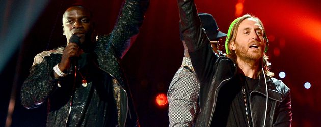Akon und David Guetta bei den Billboard Awards 2013 Akon und David Guetta bei den Billboard Awards 2013
