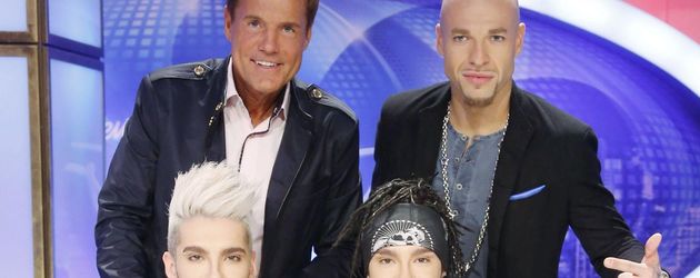 Bill Kaulitz, Dieter Bohlen, Tom Kaulitz und Mateo Jaschik Bill Kaulitz, Dieter Bohlen, Tom Kaulitz und Mateo Jaschik