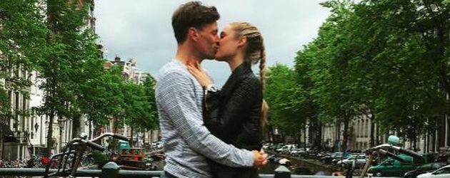 Alena Gerber und Clemens Fritz in Amsterdam Alena Gerber und Clemens Fritz in Amsterdam