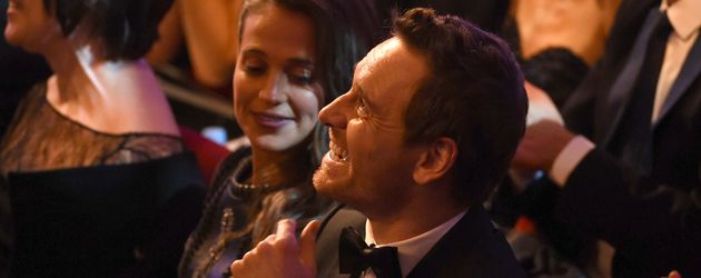 Alicia Vikander und Michael Fassbender bei der Verleihung der Bafta-Awards in London Alicia Vikander und Michael Fassbender bei der Verleihung der Bafta-Awards in London