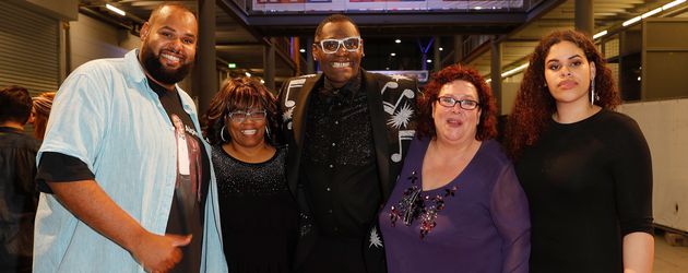Alphonso Williams mit Sohn Raphael, Schwester Michico, Ehefrau Manuela und Tochter Franziska Alphonso Williams mit Sohn Raphael, Schwester Michico, Ehefrau Manuela und Tochter Franziska