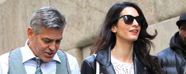 George Clooney und Amal Alamuddin George Clooney und Amal Alamuddin