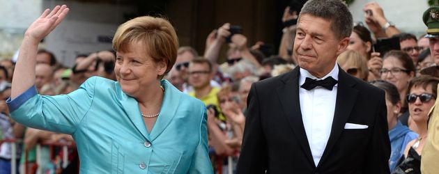 Angela Merkel und Joachim Sauer Angela Merkel und Joachim Sauer