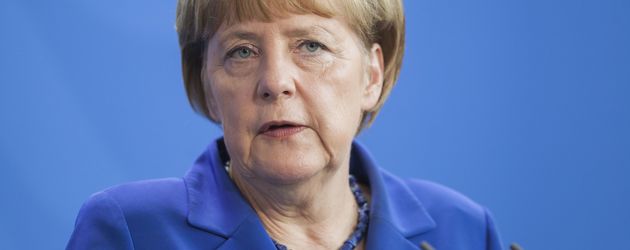 Angela Merkel bei einer Rede Angela Merkel bei einer Rede