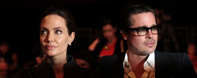 Angelina Jolie und Brad Pitt im Juni 2014 bei einer Veranstaltung der Vereinten Nationen in London Angelina Jolie und Brad Pitt im Juni 2014 bei einer Veranstaltung der Vereinten Nationen in London