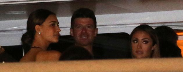 Robin Thicke und April Love Geary Robin Thicke und April Love Geary