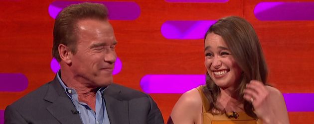 Emilia Clarke und Arnold Schwarzenegger Emilia Clarke und Arnold Schwarzenegger