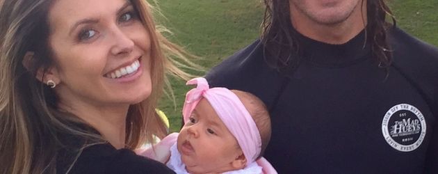 Audrina Patridge mit Ehemann Corey und Tochter Kirra Audrina Patridge mit Ehemann Corey und Tochter Kirra