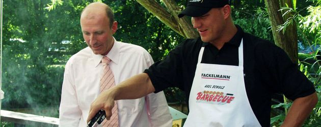 Axel Schulz als Werbeträger für Grillzubehör (2001) Axel Schulz als Werbeträger für Grillzubehör (2001)