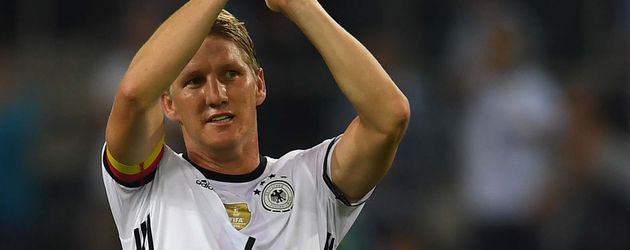 Bastian Schweinsteiger bei seiner DFB-Verabschiedung Bastian Schweinsteiger bei seiner DFB-Verabschiedung
