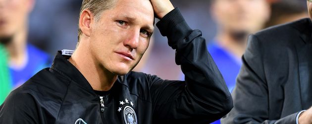Bastian Schweinsteiger vor dem Spiel Deutschland gegen Finnland Bastian Schweinsteiger vor dem Spiel Deutschland gegen Finnland