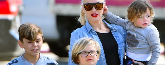 Gwen Stefani mit Kingston, Zuma und Apollo (von links) Gwen Stefani mit Kingston, Zuma und Apollo (von links)