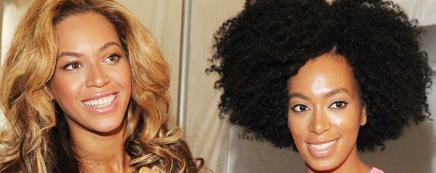 Beyoncé und Solange Knowles bei der Fashion-Week in New York Beyoncé und Solange Knowles bei der Fashion-Week in New York
