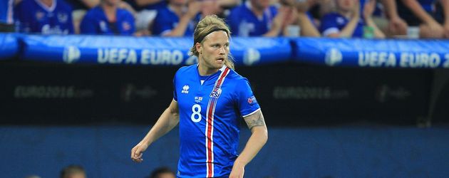 Birkir Bjarnason bei der EM 2016 Birkir Bjarnason bei der EM 2016