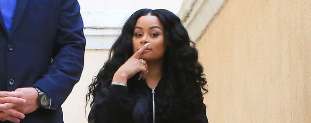 Blac Chyna auf dem Weg zu Robs Geburtstag Blac Chyna auf dem Weg zu Robs Geburtstag