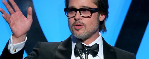 Brad Pitt bei einer Rede Brad Pitt bei einer Rede
