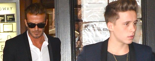 David Beckham und Brooklyn Beckham David Beckham und Brooklyn Beckham