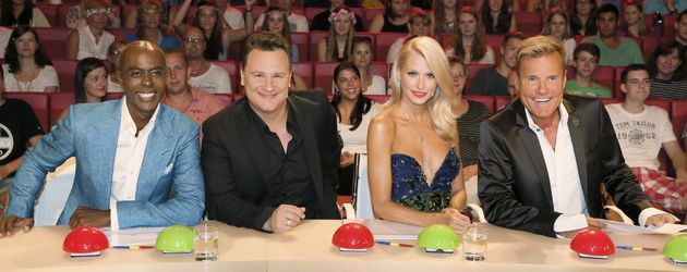 Guido Maria Kretschmer, Lena Gercke, Dieter Bohlen und Bruce Darnell Guido Maria Kretschmer, Lena Gercke, Dieter Bohlen und Bruce Darnell