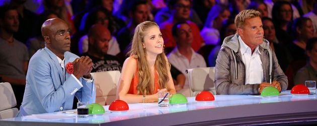 Bruce Darnell, Victoria Swarovski und Dieter Bohlen bei "Das Supertalent" Bruce Darnell, Victoria Swarovski und Dieter Bohlen bei "Das Supertalent"