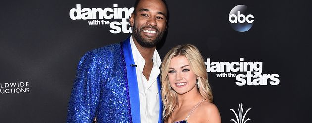 Calvin Johnson und Profi-Tänzerin Lindsay Arnold beim Finale von "Dancing with the Stars" Calvin Johnson und Profi-Tänzerin Lindsay Arnold beim Finale von "Dancing with the Stars"