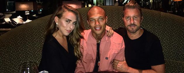 Chloe Green, Jeremy Meeks und Jim Jordan Chloe Green, Jeremy Meeks und Jim Jordan