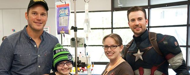 Chris Pratt und Chris Evans Chris Pratt und Chris Evans