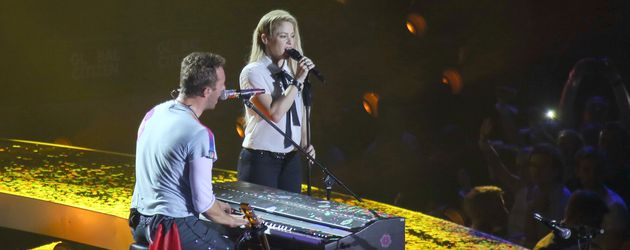 Chris Martin und Shakira in der Barclaycard Arena in Hamburg Chris Martin und Shakira in der Barclaycard Arena in Hamburg