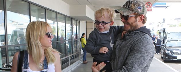 Chris Pratt, Anna Faris und Sohn Jack in Los Angeles Chris Pratt, Anna Faris und Sohn Jack in Los Angeles