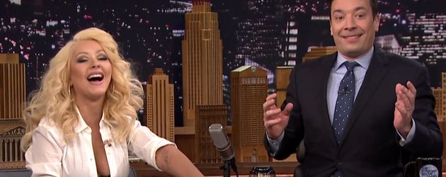 Christina Aguilera und Jimmy Fallon Christina Aguilera und Jimmy Fallon