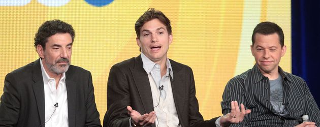 Ashton Kutcher, Chuck Lorre und Jon Cryer Ashton Kutcher, Chuck Lorre und Jon Cryer