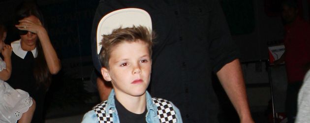 Cruz Beckham am Flughafen von Los Angeles Cruz Beckham am Flughafen von Los Angeles